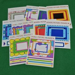 MGA:  Mrs Grossman's Small Picture Frames & School Frames Sticker Bund - 11 PCS
